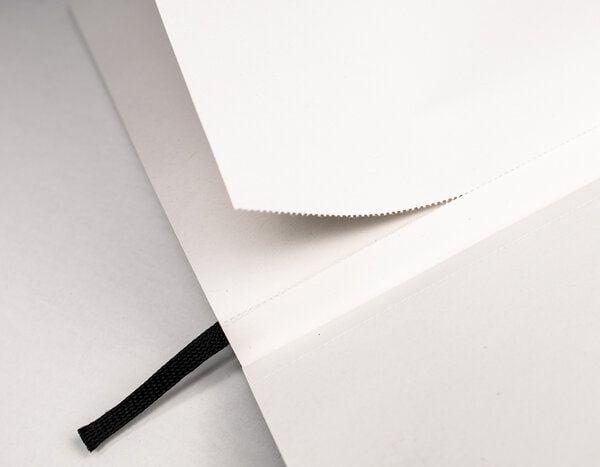 tyyp Nachhaltiges Design-Notizbuch A5 aus 100 % Recyclingpapier „Klassik - Öko Recyclingkarton Grau“