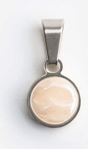 ALEXASCHA Kettenanhänger aus Glas | Mix & Match Charms | Silber