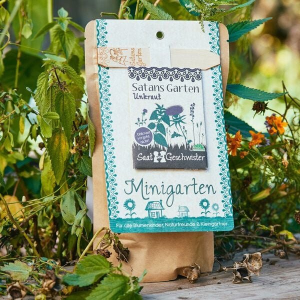 Die Stadtgärtner Satansgarten | Anzuchtset für Fiese Pflanzen | Distel, Brennessel uvm.