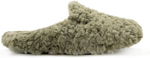 Hausschuh "thies ® Rec Fluffy Slipper" aus rec. PES