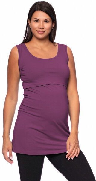 Milchshake 107 BASIC Umstands- und Stilltop extra lang aus Bio Baumwolle