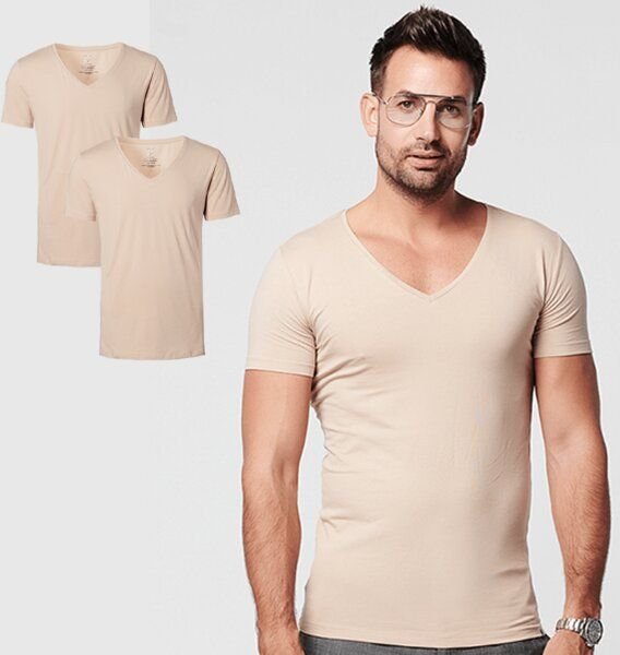 SKOT Fashion Nachhaltige T-Shirt 2-pack / Herren / Tief V-neck / Unsichtbar