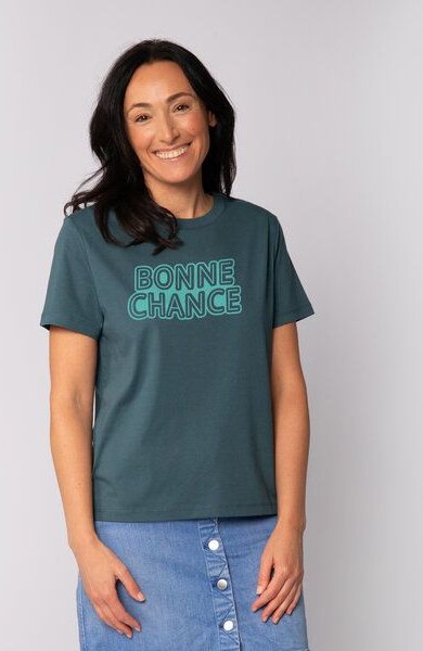 watapparel T-Shirt Frauen Bonne Chance