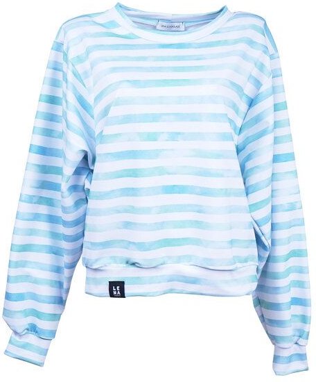 Lena Schokolade Sweater Pastell Stripes Bio versch. Farben