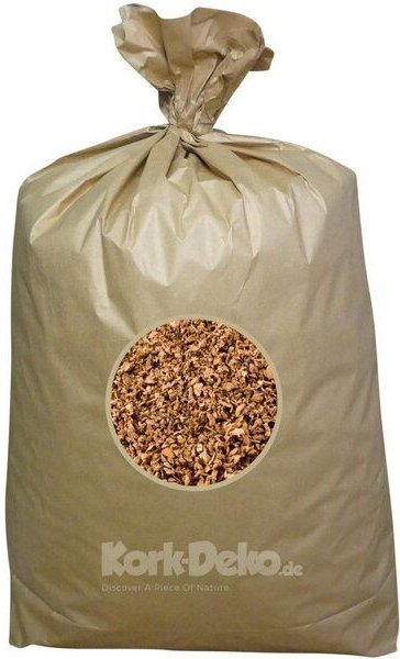 Kork-Deko 100 Liter Korkgranulat fein 0,5–3 mm aus Kork