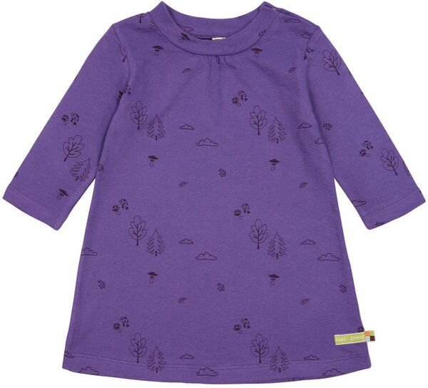 loud + proud Baby & Kinder Kleid Strukturstrick, GOTS-zertifiziert