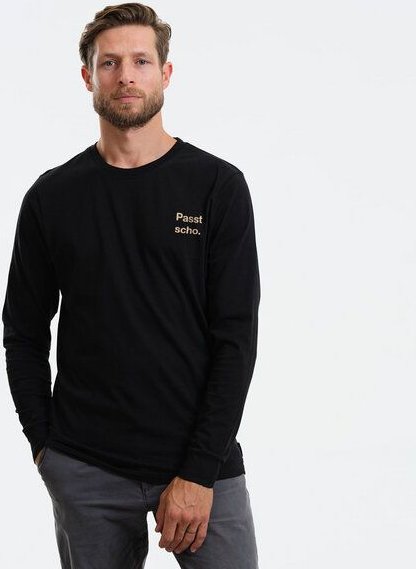 GARY MASH Langarmshirt Scott Passt scho. aus Biobaumwolle