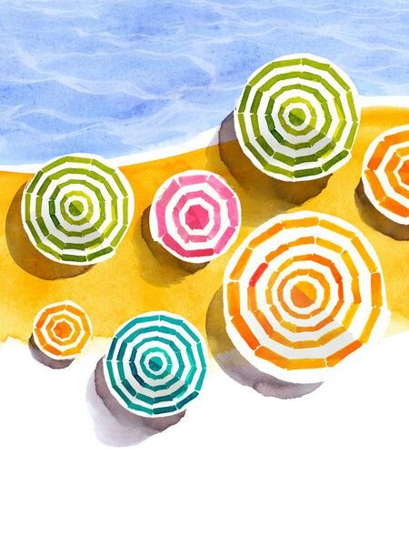 Photocircle Poster / Leinwandbild - Beach