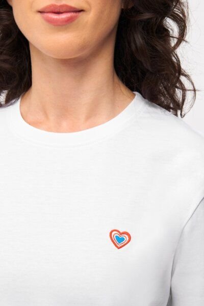 Natural Vibes T-Shirt Peace and Love Bio GOTS | Bio T-Shirt | Weißes T-Shirt | Herren Damen T-Shirt |