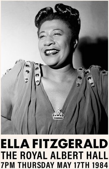 Photocircle Poster / Leinwandbild - Ella Fitzgerald in Royal Albert Hall