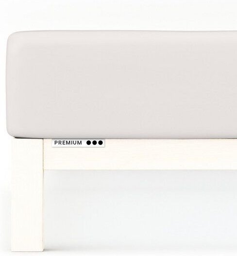 Schlafgut Spannbettlaken Premium - 95% Bio-Makobaumwolle, 5% Elasthan - Matratzenhöhe von 18-35cm