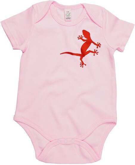 Thumbnail - HANDGEDRUCKT "2 Geckos" Baby Body