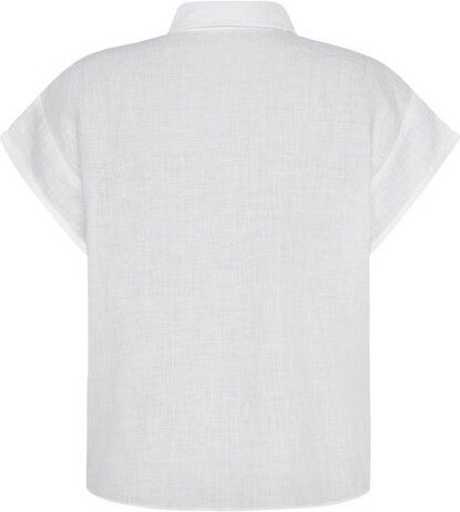 KnowledgeCotton Apparel ASTER faltbares Kurzarm-Leinenhemd - Bio-Leinen - GOTS/Vegan