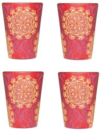 AROMASUTRA 4x MANDALA DUFTKERZEN aus SOJAWACHS