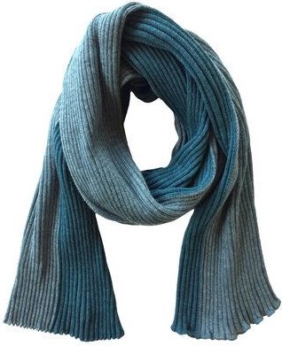 Thumbnail - austriandesign.at RippenSchal zweifärbig aus extrafeiner Merinowolle