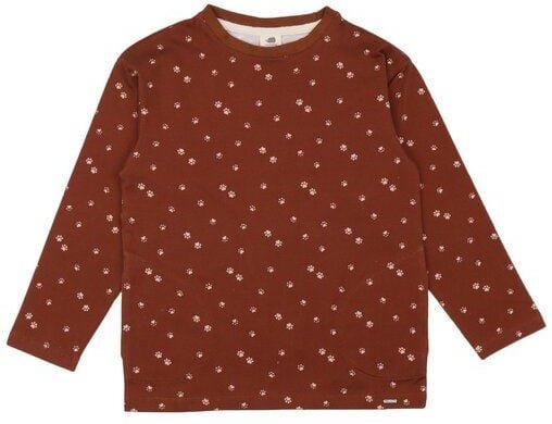Walkiddy Paw Shirt - Bio-Baumwolle, Kinderfreundlich & Nachhaltig - Braun – GOTS zertifiziert