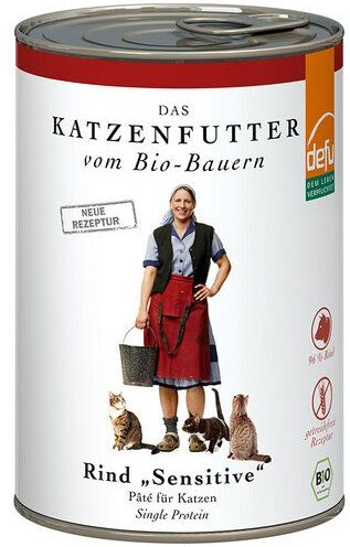 defu Bio Rind Sensitiv Pâté für Katzen