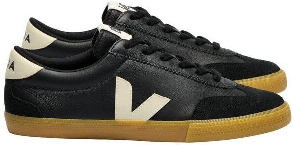Thumbnail - Veja Damen-Sneakers Volley OT Leather Black Pierre