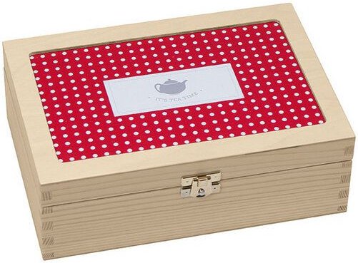 Contento Teebox mit 6 Fächern herausnehmbar