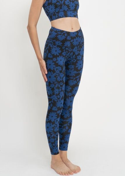 boochen Surf & Yoga Highwaist Leggings mit Moonflower Print