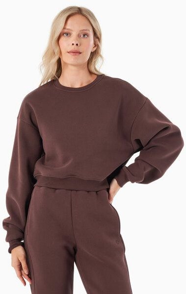 ORGANICATION SILLIVIA | Essentials Crop-Sweatshirt aus Bio-Baumwolle und recyceltem Polyester