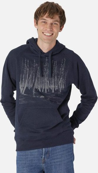 Peaces.bio - handbedruckte Biomode Hoodie Woodland Herren