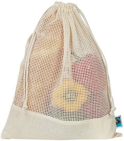 Printwear Obstbeutel Einkaufsnetz Gemüsebeutel Obstnetz Aufbewahrungsnetz
