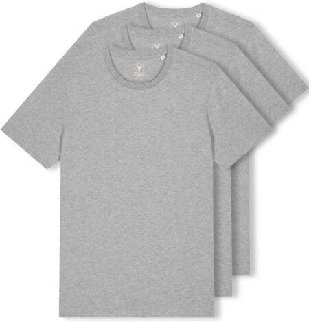 YTWOO 3er Pack Iconic Basic Unisex T-Shirt aus 100% Biobaumwolle|Essential Farben|Fair|Nachhaltig