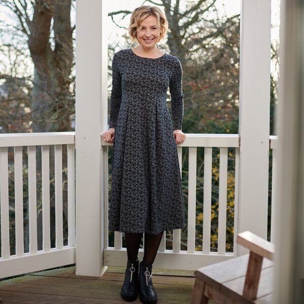 CON_STANT Kleid mit Falten 95% Baumwolle (kbA)