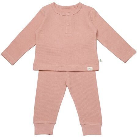 Thumbnail - Biorganic Waffle Smile Baby Langarmshirt & Hose