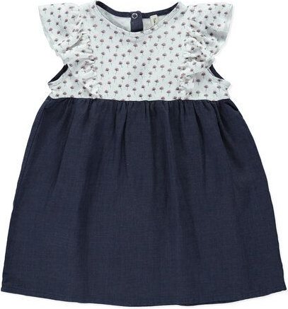 PETER JO Kleid Daisy Flower aus Bio-Baumwolle und Leinen