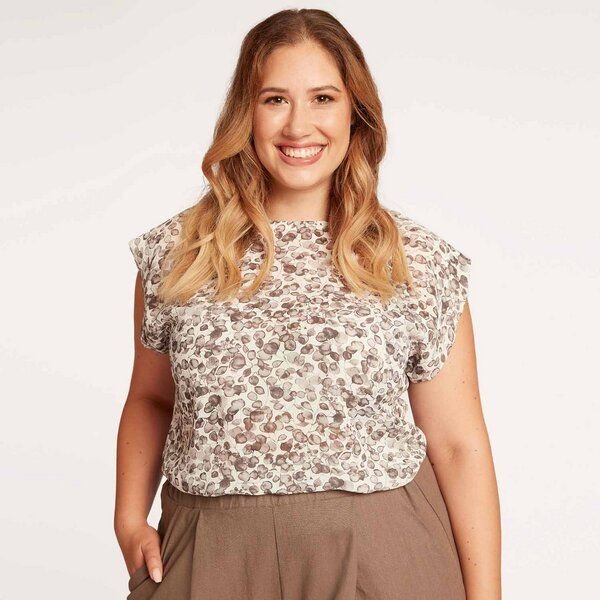WiDDA berlin gemusterte Sommerbluse LINDA