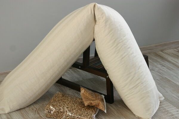 Speltex Seitenschläferkissen Hirse mit Kautschuk