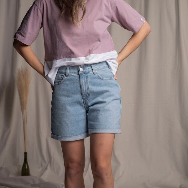 Vresh Clothing Stev - Jeans-Shorts aus Biobaumwolle
