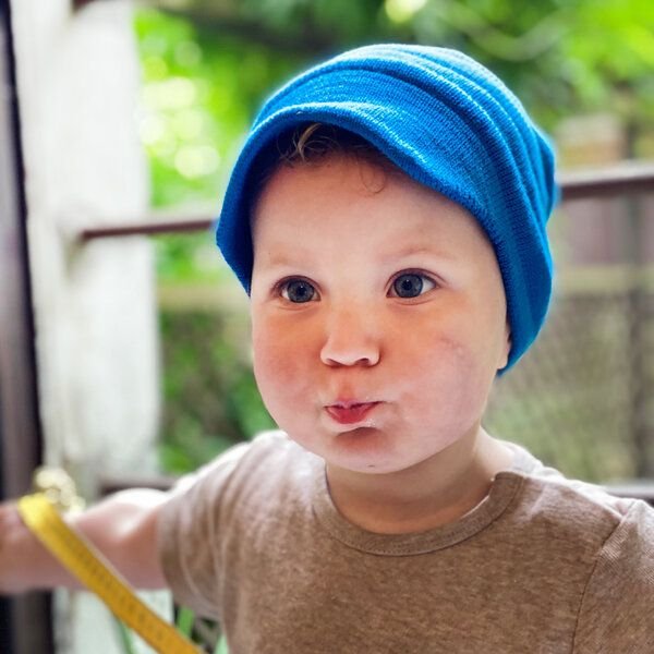 Thumbnail - vincente Gestricktes Cap aus TENCEL