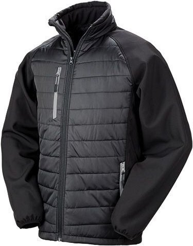 Thumbnail - Result Genuine Recycled Moderne recycelte Unisex Softshell-Jacke Mehrfarbig bis Gr. 4XL