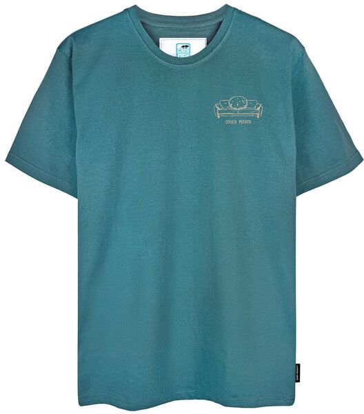 GARY MASH Shirt Couch Potato Miniprint aus Biobaumwolle