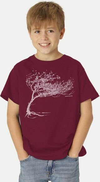 Peaces.bio - handbedruckte Biomode Bio-Kinder T-Shirt Windy Tree