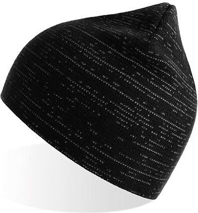 Atlantis Headwear Atlantis Shine Beanie Mütze recyceltes (rPet) Polyester mit Reflexfäden