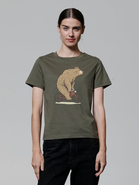 watapparel T-Shirt Frauen Fahrradbär