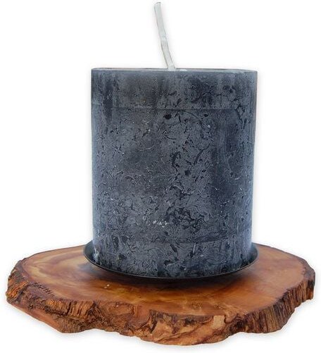 Thumbnail - Olivenholz erleben Kerzenhalter RUSTICO aus Olivenholz