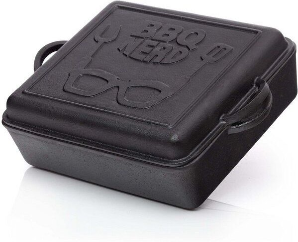 BBQ Nerd Dutch Oven Brottopf - Kastenform mit Deckel