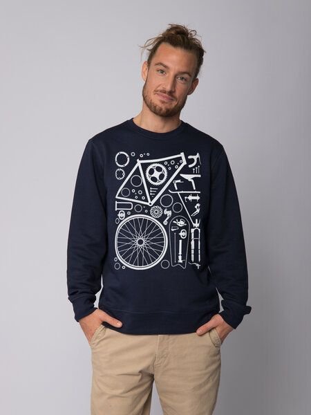 watapparel Sweatshirt Unisex Fahrradteile