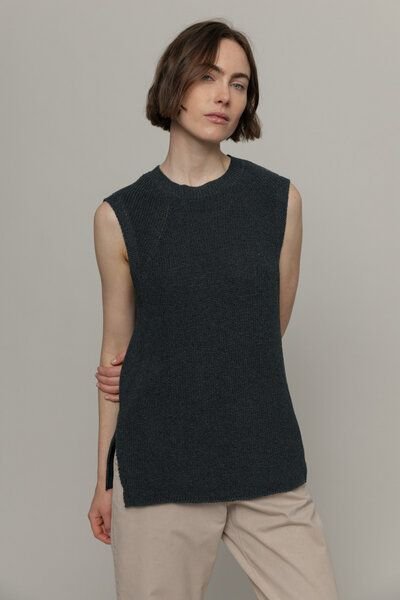 Rifò - Circular Fashion Made in Italy Adelaide, Stricktop aus recycelter Baumwolle