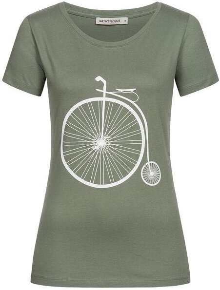 Thumbnail - NATIVE SOULS T-Shirt Damen - Retro Bike