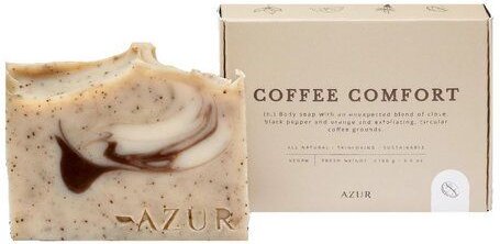 Azur Natural Bodycare COFFEE COMFORT Seife | Körperpeeling Seife