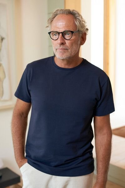 About Companions Festes T-Shirt ALOIS aus kompakter Bio-Baumwolle