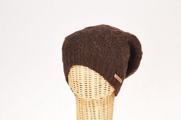 short'n'pietz Schurwollmütze mit Rautenmuster