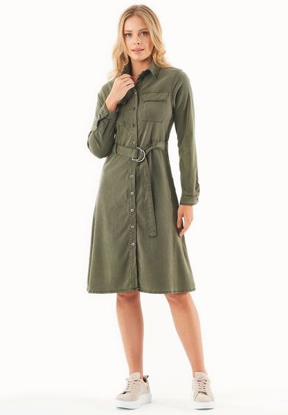 ORGANICATION Hemdblusenkleid aus TENCEL Lyocell und Bio-Baumwolle