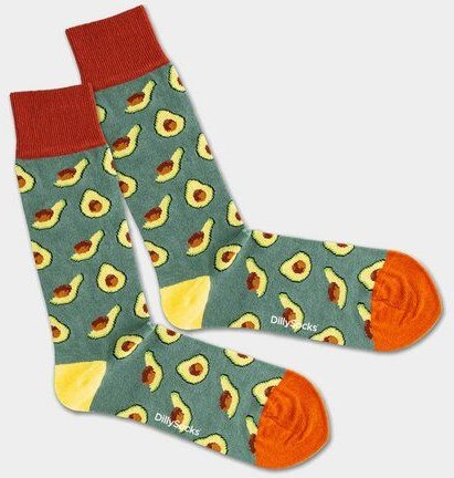 Thumbnail - DillySocks Socken AVOCADO FIELD
